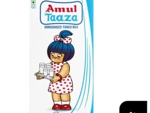 Amul Taaza Homogenised Toned Milk 1 L