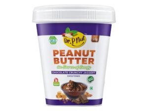 Dr. P Nut Chocolate Crunchy Jaggery 510g | High in Protein | Vegan | Cholesterol Free | No Hydrogenated Oil | NO Trans-Fat | Power of jaggery | Non GMO | No artificial ingredients