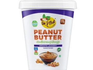 Dr. P Nut  Smooth Jaggery 227Kg | High in Protein | Vegan | Cholesterol Free | No Hydrogenated Oil | NO Trans-Fat | Power of jaggery | Non GMO | No artificial ingredients
